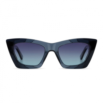 Komono Sunglasses M Yale Frame blue, lens blue Gradient, front